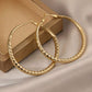 ⏰ 50 % RABATT – Nur für kurze Zeit ✨Diamond-Cut Hoop Earrings for Women