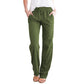 🌺50% RABATT！Lockere, bequeme Damen-Hose aus Leinen und Baumwolle🥰