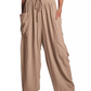 💃 55% Rabatt🔥Freizeithose aus Leinen mit weitem Bein für Damen👖