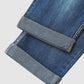 Capri-Jeans mit zerrissenem, hochgerolltem Saum