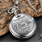 🎁Quarz-Taschenuhr mit Kette🎁