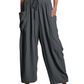 💃 55% Rabatt🔥Freizeithose aus Leinen mit weitem Bein für Damen👖