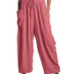 💃 55% Rabatt🔥Freizeithose aus Leinen mit weitem Bein für Damen👖