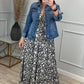 Leopardenkleid mit geraffter Taille