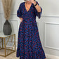 Leopardenkleid mit geraffter Taille