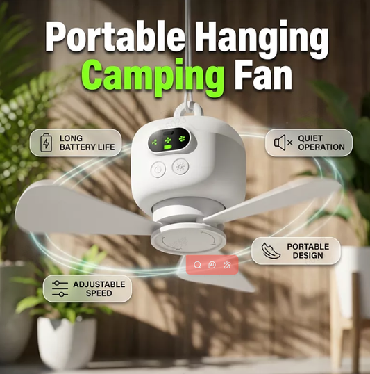 ⏰ Zeitlich begrenztes Angebot: 55% RABATT auf wiederaufladbaren Deckenventilator mit LED! 🌬️✨
