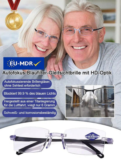 💎 60% RABATT! 💎 Autozoom-Lesebrille – Automatische Fokussierung, Ultraleicht & Kristallklare Sicht für Nah und Fern 👓