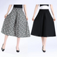 🔥HEISSER VERKAUF🔥Damen-Culottes mit weitem Bein und plissiertem Chiffon