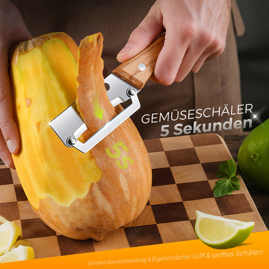 🔥🎁 2+1 GRATIS!! 🥕✨ Multifunktionaler Gemüseschäler für die Küche–Edelstahlklinge, ergonomischer Griff, ideal zum Schälen von Obst und Gemüse