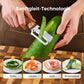 🔥🎁 2+1 GRATIS!! 🥕✨ Multifunktionaler Gemüseschäler für die Küche–Edelstahlklinge, ergonomischer Griff, ideal zum Schälen von Obst und Gemüse