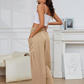 💃 55% Rabatt🔥Freizeithose aus Leinen mit weitem Bein für Damen👖