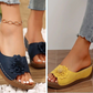 🌺 ‌SCHMERZFREIE ZEHEFREI-SANDALEN: Gel-Einlage + Blumenmuster bis Gr.44!‌ 🌟 ‌-50% SOFORT‌🔥