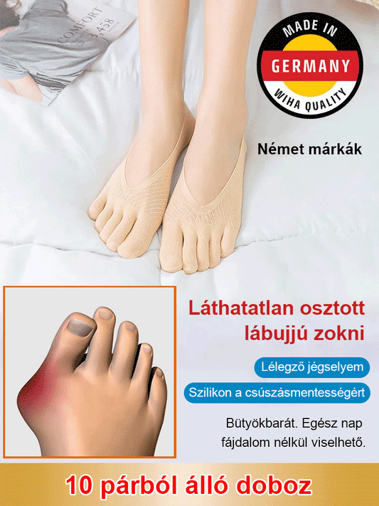 🔥Heißes Angebot🔥Unisex unsichtbare korrigierende Fünffinger-Socken