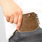 🛡️🛡️Anti-Lese-Chip-Schutz👜👜Herren-Geldbörse aus Leder mit Reißverschluss (RFID-geschützt)