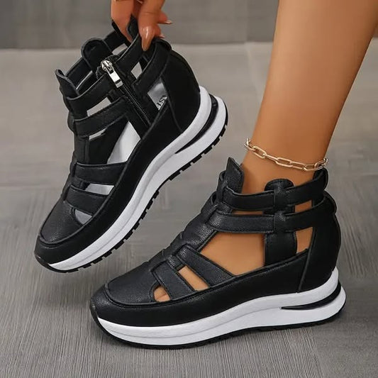🔥Letzter Tag 60% Rabatt - Bequeme leichte Wedges mit seitlichem Reißverschluss
