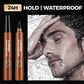 📢📢 1 KAUFEN, 1 GRATIS 🎁🔥4-Endiger natürlicher Augenbrauenstift - Wasserfest & langanhaltend | Schaffen Sie schnell ein elegantes Augenbrauen-Make-up🎀