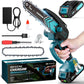 🌲 LIMITIERTES ANGEBOT 50% RABATT! ✨ 6-Zoll-Akku-Minikettensäge – Leistungsstark, Leicht, Mit 2 Akkus ⚡