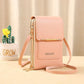✨️SONDERANGEBOT 2026👜 2-in-1 Handytasche zum Umhängen: Crossbody-Geldbörse mit Touchscreen-Fenster & RFID-Schutz