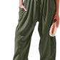 💃 55% Rabatt🔥Freizeithose aus Leinen mit weitem Bein für Damen👖