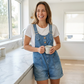 ✨ Denim-Overall mit lockerer Passform – figurschmeichelnd, knitterarm & leicht zu kombinieren – zu T-Shirts, Blusen & Crop-Tops