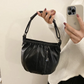 👜✨ Lässige Plisseetasche aus weichem Leder ✨ – Praktische Beuteltasche mit Stil 💼 Leicht, langlebig & perfekt für den Alltag! 🌟