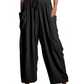 💃 55% Rabatt🔥Freizeithose aus Leinen mit weitem Bein für Damen👖