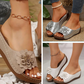 🌺 ‌SCHMERZFREIE ZEHEFREI-SANDALEN: Gel-Einlage + Blumenmuster bis Gr.44!‌ 🌟 ‌-50% SOFORT‌🔥