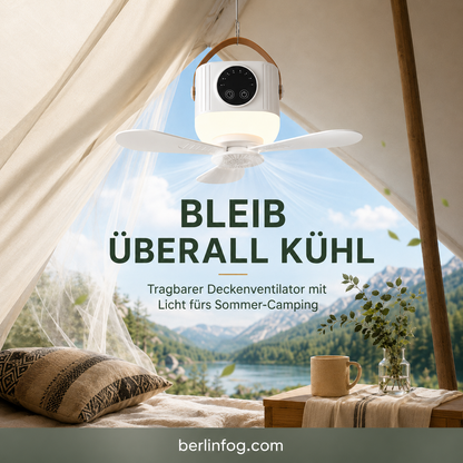 ⏰ Zeitlich begrenztes Angebot: 55% RABATT auf wiederaufladbaren Deckenventilator mit LED! 🌬️✨