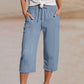 🌿 LIMITIERTES ANGEBOT 50% RABATT! ✨ Damen Hose aus Leinen-Baumwolle – Leicht, Falten, Gummibund 👒