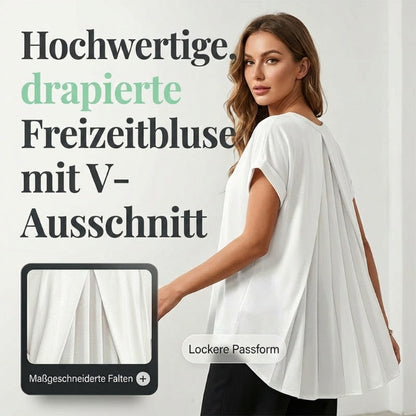☀️ SOMMER MUST-HAVE 💥 50% RABATT 👚 Lockeres Top mit Rückenfalte – bequem, fließend & stilvoll 🔥