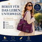 👜 LETZTER TAG 50% RABATT! Premium Alltags- & Reisetasche aus leichtem wasserabweisendem Oxford-Stoff, 3 Tragevarianten & viele Fächer
