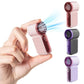 ❄️Mini-Handventilator mit LED-Anzeige👍5-stufiger Turbo-Ventilator im Taschenformat✨Über USB aufladbar, schnelle Kühlung für Reisen und beim Schminken