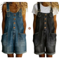 ✨ Denim-Overall mit lockerer Passform – figurschmeichelnd, knitterarm & leicht zu kombinieren – zu T-Shirts, Blusen & Crop-Tops