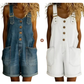 ✨ Denim-Overall mit lockerer Passform – figurschmeichelnd, knitterarm & leicht zu kombinieren – zu T-Shirts, Blusen & Crop-Tops