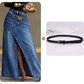 ✨Damen Denim-Maxirock mit mehrlagiger Taille