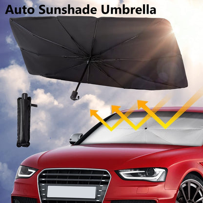 💥 Automatischer Sonnenschirm für das Auto | Einfach zu bedienen und bietet umfassenden Schutz 💥 – Hält UV-Strahlen ab und reduziert die Hitze ☀️