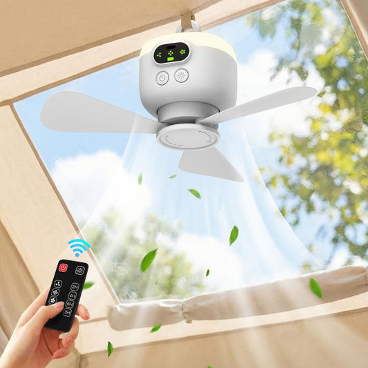 ⏰ Zeitlich begrenztes Angebot: 55% RABATT auf wiederaufladbaren Deckenventilator mit LED! 🌬️✨