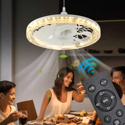 🌞Frühlingserwachen: 55% Rabatt!💡2-in-1 dimmbare Deckenventilatorlampe mit Fernbedienung – Leise, verstellbar und platzsparend