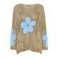 🌼49% Rabatt👚 Damen Sommerpullover mit Hohlsaum