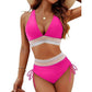 🏖️ Sommer-Sale 60% Rabatt 🏝️👙Hoch taillierte Bikini-Sets mit Bauchkontrolle und Farbblockdesign🌊
