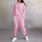 Mode, Freizeit ✨Langarm mit rundem Hals ＆ Hose 2-teiliger Set【Kaufen Sie 2, kostenloser Versand】