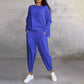 Mode, Freizeit ✨Langarm mit rundem Hals ＆ Hose 2-teiliger Set【Kaufen Sie 2, kostenloser Versand】