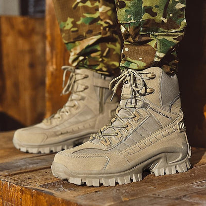 🥾Hohe taktische Sportstiefel💧Wasserdicht und rutschfest, verbesserte Haltbarkeit