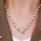 ✨Neu✨Perlenkette mit magnetischem Herz