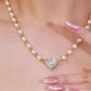 ✨Neu✨Perlenkette mit magnetischem Herz