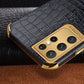 Crocodile PU Leather Magnetic Case for Samsung