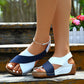 🔥HOT SALE-50% OFF🔥Ultra-bequeme orthopädische Sandalen mit schrägem Absatz für Frauen