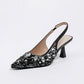 👡💎Slingback-Pumps mit spitzer, geschlossener Spitze für Damen✨