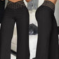 👖Lässige Damenhose mit weitem Bein und hoher Taille