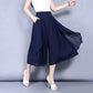 💥 HALF PRICE DEAL 👗 Hochbund Chiffon-Hosenrock für Damen ✨ luftig, hautfreundlich & zaubert eine schlanke Silhouette 🔥